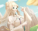 1枚絵を描きます キャラがその世界でいきいきとしたイラストを手がけます。 イメージ3