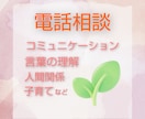 様々な、心の悩みにまつわる相談を、お受け致します 人間関係が苦手な方、会話に自信のない方、まずは、相談を！ イメージ1