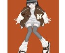 可愛いおしゃれなイラスト、アイコン、描きます 実績作り中！！お安くご依頼承ります！！！^_^ イメージ2