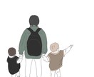 家族や子ども、推しのお写真を線画イラストにします 低価格で試しやすい！初めての方へおすすめです イメージ3