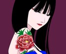 自由に選べる色味！華やかな着物美人を描きます 注目を集める華やかさ！SNSやビジネスを「一味」違う印象に イメージ2