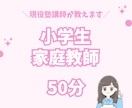 現役塾講師が小学生のオンライン家庭教師いたします 学校内容５科目対応可能！わかりやすく勉強を教えます！ イメージ1