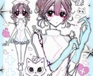 修正無制限∞詰め込み4点セット描きます 商用利用◎衣装・キャラクターデザイン承ります イメージ4