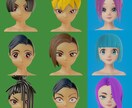 3Dキャラクター無数パターン作ります 毎月〇〇体必要ですに応えます。サブスク価格もOKです。 イメージ3