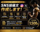 SNS投稿文を丁寧に作成します 集客や発信に役立つ投稿文を作成 イメージ1