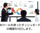 BIツールを使ってダッシュボードを構築します 各種データの可視化をお手伝いします。 イメージ1