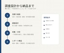 新規市場を公開情報で調査・分析します 市場構造・需要・競合・参入余地を一冊に整理します イメージ4