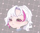 首元までのcuteなアイコンを作成します シンプルでcuteなアイコンを安くお求めの方へ イメージ3