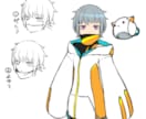 イラストからLive2Dモデルまで作成します これからVtuberを始める方向けのセットです イメージ14