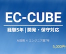 EC-CUBE専門5年 | 改修・保守対応します 2系/3系/4系全対応 | AI活用で迅速に対応いたします イメージ1