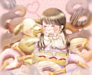 ほわっとかわいい癒し系イラストお描きします 美大卒イラストレーターがあなたのSNSにほっこり癒しをお届け イメージ6