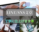 SNS/LINE文章添削等お手伝いします DM営業用等の「依頼獲得メッセージ」向け！ イメージ1