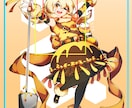 かわいい！商用利用可！キャラ設定・立ち絵描きます とびきりかわいいキャラクター作ります！ イメージ2