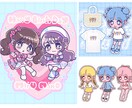 かわいいデフォルメ、ミニキャライラスト描きます グッズ、動画、アイコン、似顔絵...用途に合わせて作成！ イメージ2