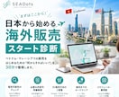 日本から始める海外販売スタート診断します 日本からベトナム・マレーシア販売を始める診断をします イメージ1