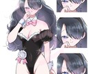 TRPGなどの立ち絵・表情差分描きます 大正ものなどレトロ系が得意です！ イメージ4
