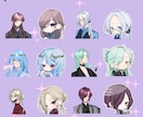 SD・フレークシール風イラスト作成します はっきりした艶のあるアニメ塗りが得意です！ イメージ3