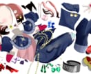 ふわっと甘可愛い二点セットを制作致します ♡SNS使用、商標利用OK！お気軽にお問い合わせください⟡ イメージ9