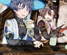 即日納品可！一枚絵や立ち絵等のイラストを描きます 急遽イラストが必要になった方に！ イメージ8