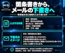 取引先メール用のChatGPT指示文を作ります 箇条書きから、仕事に合うメールの下書きを作れる形へ イメージ2