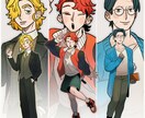 SNSアイコン・立ち絵など人物イラスト制作します 似顔絵も受け付けております。お気軽にご相談ください！ イメージ1