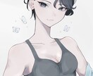 女の子のイラスト作成致します やわらかくて可愛らしい雰囲気の女の子のイラストを作成します イメージ2