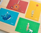 ロゴ作り、デザイン制作全般をしております 心の温まるシーンを描いて、素敵なデザインをお届け致します。 イメージ7