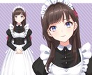 Live2D用のパーツ分け原画制作します キャラデザから立ち絵まで丁寧に制作します イメージ1