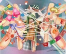 貴方の素敵な依頼を世界観で描きます 色彩感覚を用いて世界観の強いイラストを描きます。 イメージ2