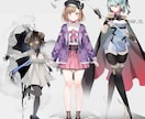 あなただけのオリジナルキャラクターを制作します ファンタジーから学生風まで多種多様なデザインに対応可能です！ イメージ3