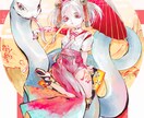 ココナラ！商用イラスト★描きます ご用途に合わせてラフ、配色、構図など細部まで承ります！ イメージ2