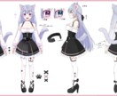 可愛いV制作！パーツ分け絵制作&三面図制作します 実績多数のイラストレーターがVデビューを徹底サポート！ イメージ3