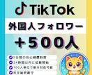 TikTokのフォロワー+500人増加します TikTokフォロワー✅5日間保証付き｜振分可 イメージ1