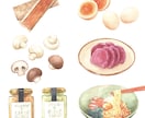 食べ物や商品を手描きの水彩画で描かせていただきます 一目見ておいしそう！と思ってもらえる絵を心を込めて届けます イメージ2