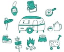 商用OK！目を惹くシンプルな線画イラスト描きます WEBや挿絵などのお手伝いいたします！ イメージ9