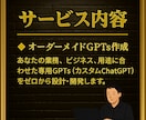 完全オーダーメイドGPTs作成代行します 【5名限定】＼1万円であなた専用のGPTsを作ります！／ イメージ2