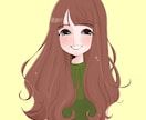 きらめく瞳の似顔絵描きます ＳＮＳアイコンに◎きらめく瞳のおしゃれな似顔絵 イメージ1