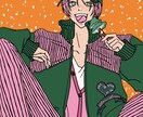 かわいい女の子とイケメンのイラスト描きます K-popアイドルやY2Kなどのおしゃれなファッションキャラ イメージ3