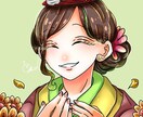 SNS用のアイコンやイラストを描きます 独学で身につけたキラキラな絵柄で笑顔になれるイラストを作成！ イメージ4