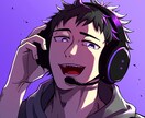 SNSアイコン描きます 配信者・ゲーマー向けかっこいいアイコン イメージ1