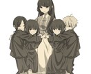 キャラクターデザインします キャラクターデザイン･立ち絵など描きます！ イメージ4