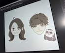 可愛いデフォルメ調なイラストをお描きします プレゼントや自分用などにお使え頂けます♩ イメージ3