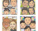 下書き確認ありで安心！色紙にかわいい似顔絵描きます 服装変更、ラッピング、送料無料！ イメージ6