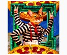 ペット様のお写真でコラージュアートを作ります 使用目的様々！細かく指定可！ペット様唯一無二の作品を イメージ7