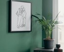 大切な思い出の写真をお洒落な線画にします 思い出の写真をイラストにしませんか？ イメージ5