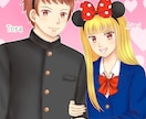少女漫画風のイラストお描きします 返信早めで丁寧に対応します。見積もり相談だけでもお気軽に。 イメージ2