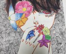 好きなキャラクターを独特な絵柄で書きあげます 貴方の推しキャラを独特の色使いや絵柄で書きあげます._. イメージ2