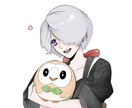 シンプルで綺麗なイラストを作成します アイコンなどに使いやすいイラスト♪ イメージ4