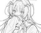 キラキラちゅるんとしたラフ画描きます ラフ画でも絵力がたっぷりです！ イメージ5