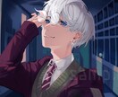 アイコン・1枚絵・キャラデザ等イラスト制作行います 期待しない程度に背景込でのお値段です！！ イメージ7
